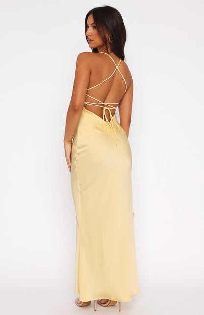It's Not The Same Maxi Dress Lemon - MISMIEX1567-2-XXS