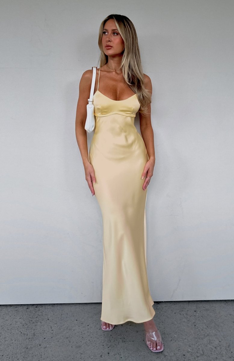 It's Not The Same Maxi Dress Lemon - MISMIEX1567-2-XXS