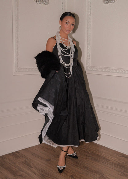 Kelly Midi Formal Dress - Black