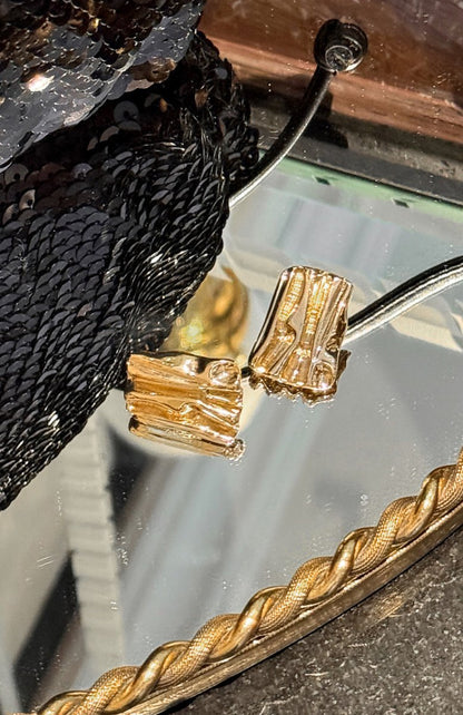 Kavita Earrings Gold - MISMIEXQ39-1-O/S