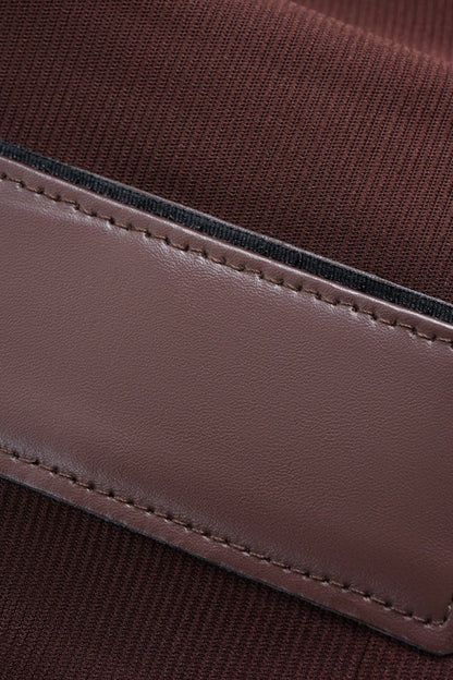 Leather Waist Wide Corset - MISMIMCAWC2509090100-COFFEE-F