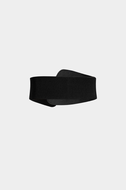 Leather Wide Belt Corset - MISMIMCAWC2509090115-BLACK-F