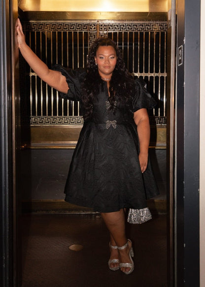 Lennon Dress - MISMIJK2481-W-BLK-00