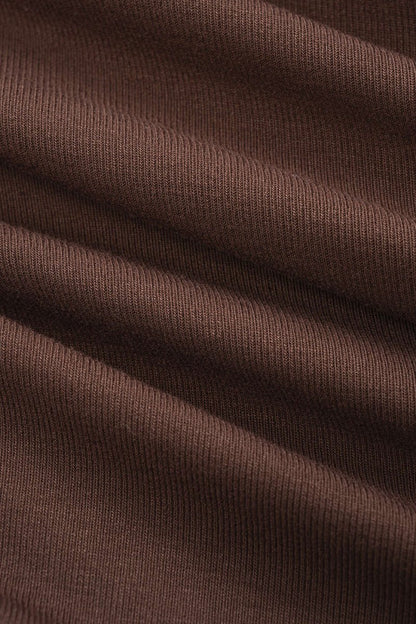 Leopard Print Ruched Chain Slip Sleeveless Midi Dress - MISMIMCWDA2509090038-BROWN-XS