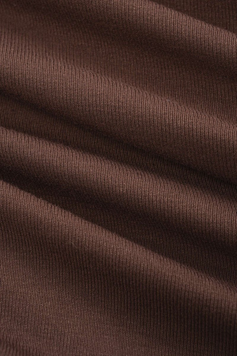 Leopard Print Ruched Chain Slip Sleeveless Midi Dress - MISMIMCWDA2509090038-BROWN-XS