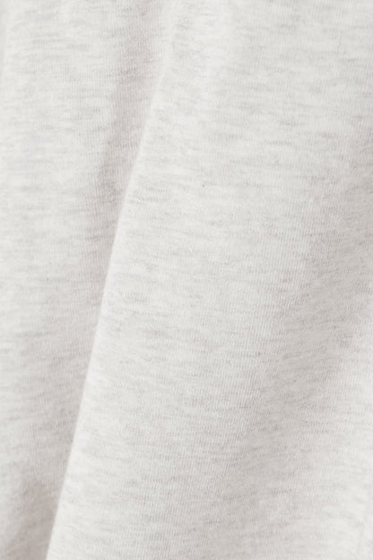 Letter Print Round Neck Short Sleeve T-Shirt - MISMIMCWTS2504270071-WHEAT-XS