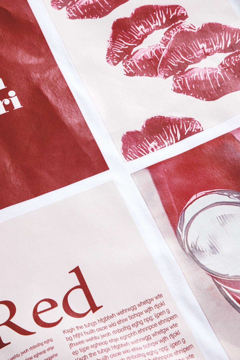 Letter Print Round Neck Short Sleeve T-Shirt - MISMIMCWTS2412200100-WHITE-S