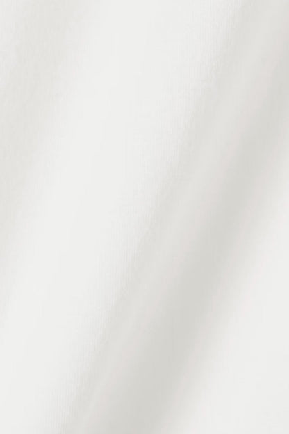 Letter Print Round Neck Short Sleeve T-Shirt - MISMIMCWTS2504270071-WHITE-XS