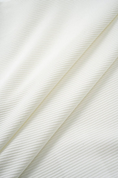 Letter Print Sleeveless Bodysuit - MISMIMCWTO2504150048-WHITE-XS