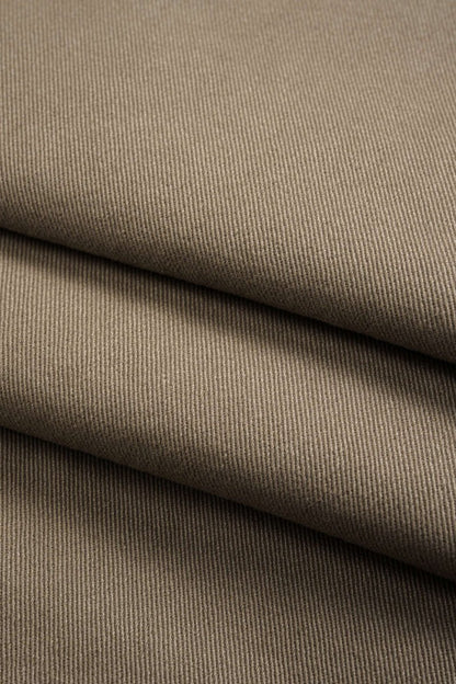 Letter Print Straight Leg Barrel Jeans - MISMIMCWNJ2509080136-KHAKI-XS