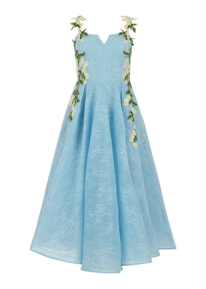 Lily Petal Dress - MISMIJK24190-W-BLU-00