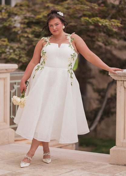 Lily Petal Dress - MISMIJK24190-W-WHT-00