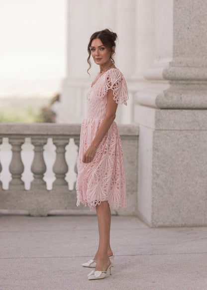 Linda Dress - MISMIJK2486-W-PNK-XXS