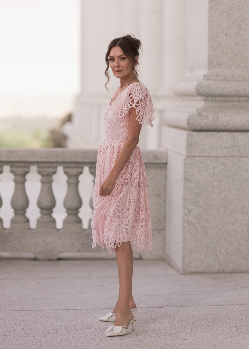 Linda Dress - MISMIJK2486-W-PNK-XXS