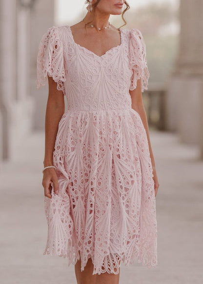 Linda Dress - MISMIJK2486-W-PNK-XXS