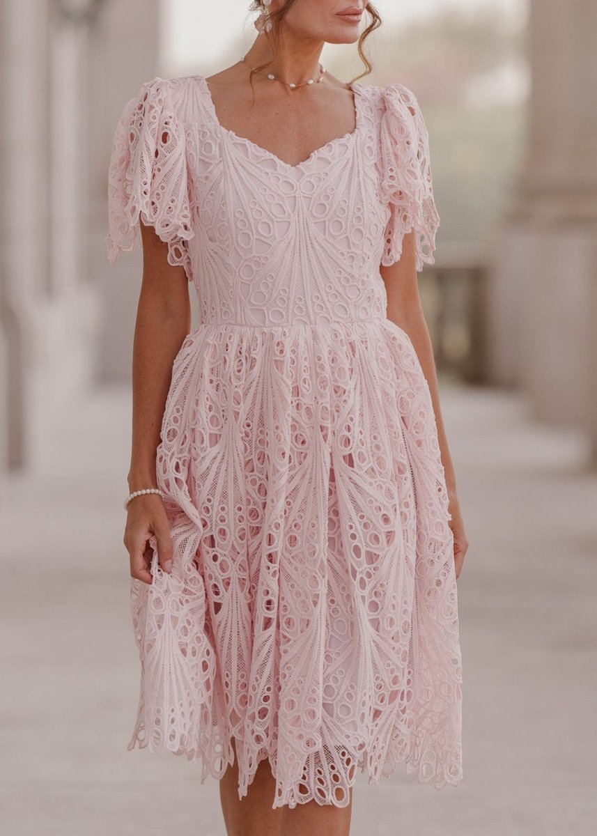 Linda Dress - MISMIJK2486-W-PNK-XXS