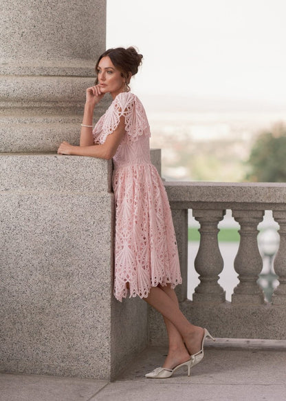 Linda Dress - MISMIJK2486-W-PNK-XXS