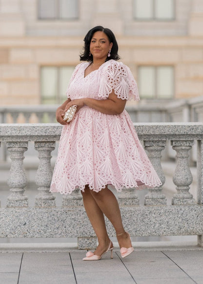 Linda Dress - MISMIJK2486-W-PNK-XXS