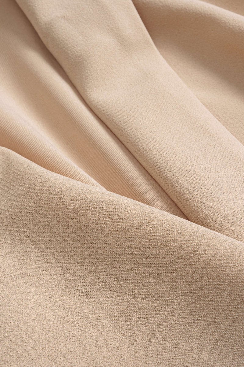 Linen Tie Front Asymmetrical Vest - MISMIMCWOV2507020009-KHAKI-XS