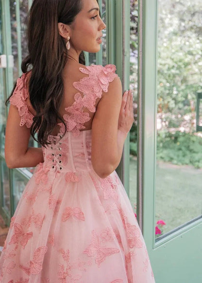 Mariposa Dress - MISMIJK24074-W-PNK-00