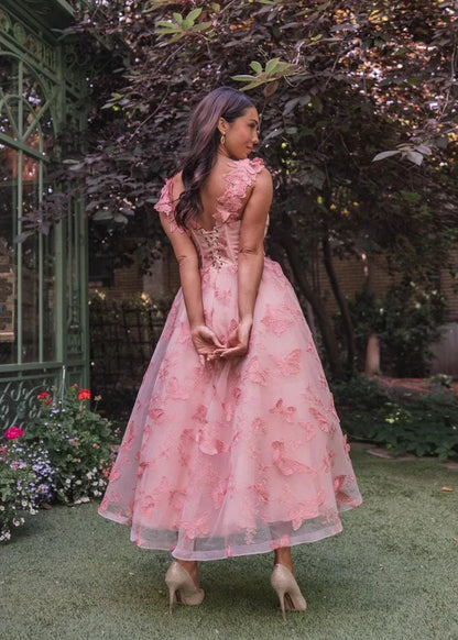 Mariposa Dress - MISMIJK24074-W-PNK-00