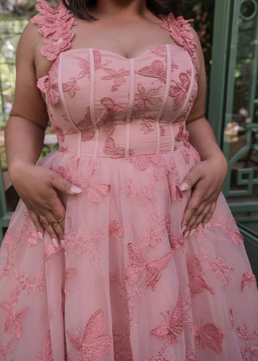 Mariposa Dress - MISMIJK24074-W-PNK-00