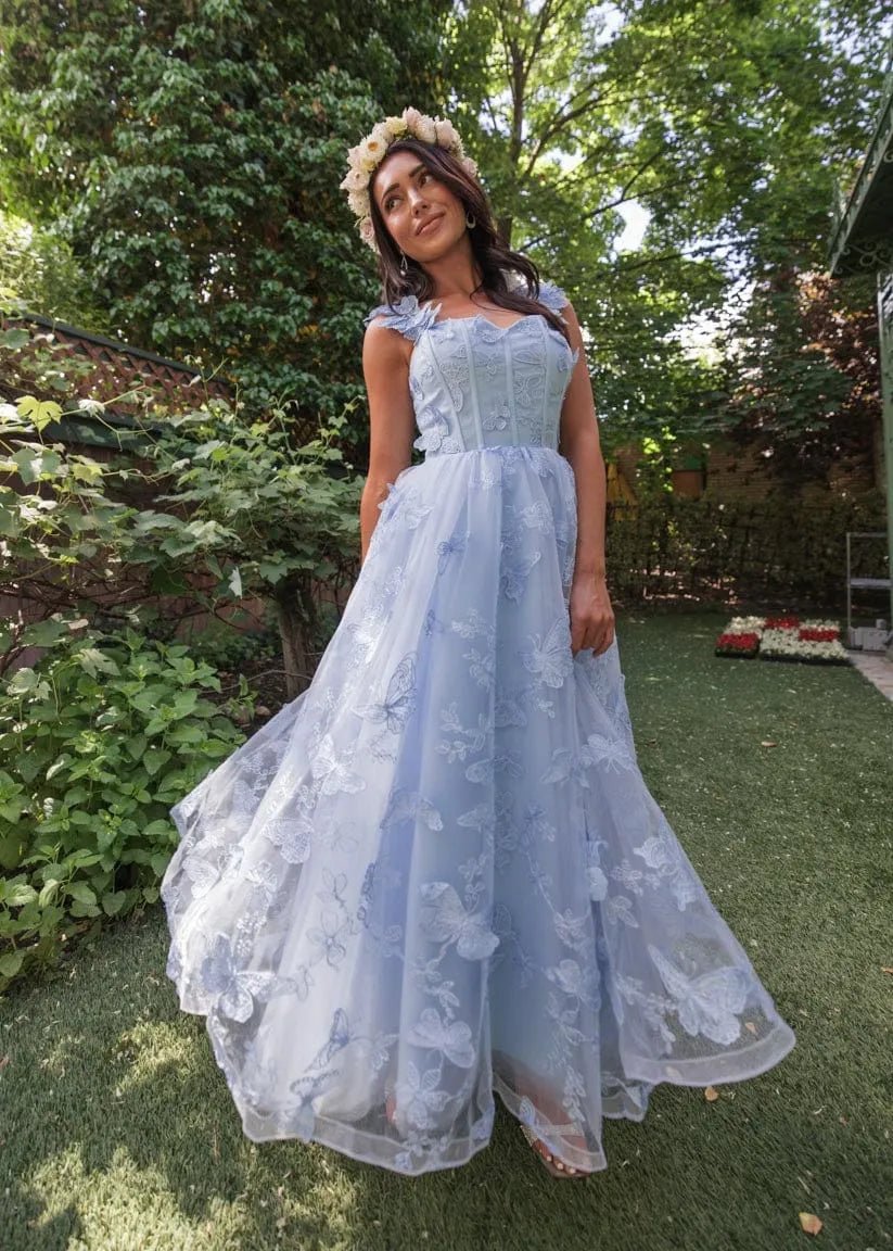 Mariposa Dress - MISMIJK24074-W-BLU-00