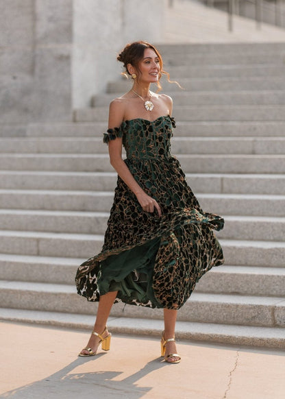 Melena Dress - MISMIJK2496-W-GRN-00