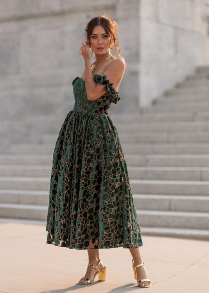 Melena Dress - MISMIJK2496-W-GRN-00