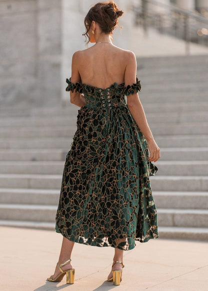 Melena Dress - MISMIJK2496-W-GRN-00