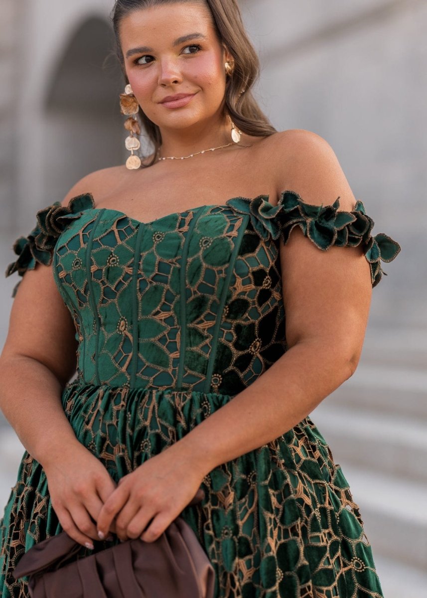 Melena Dress - MISMIJK2496-W-GRN-00