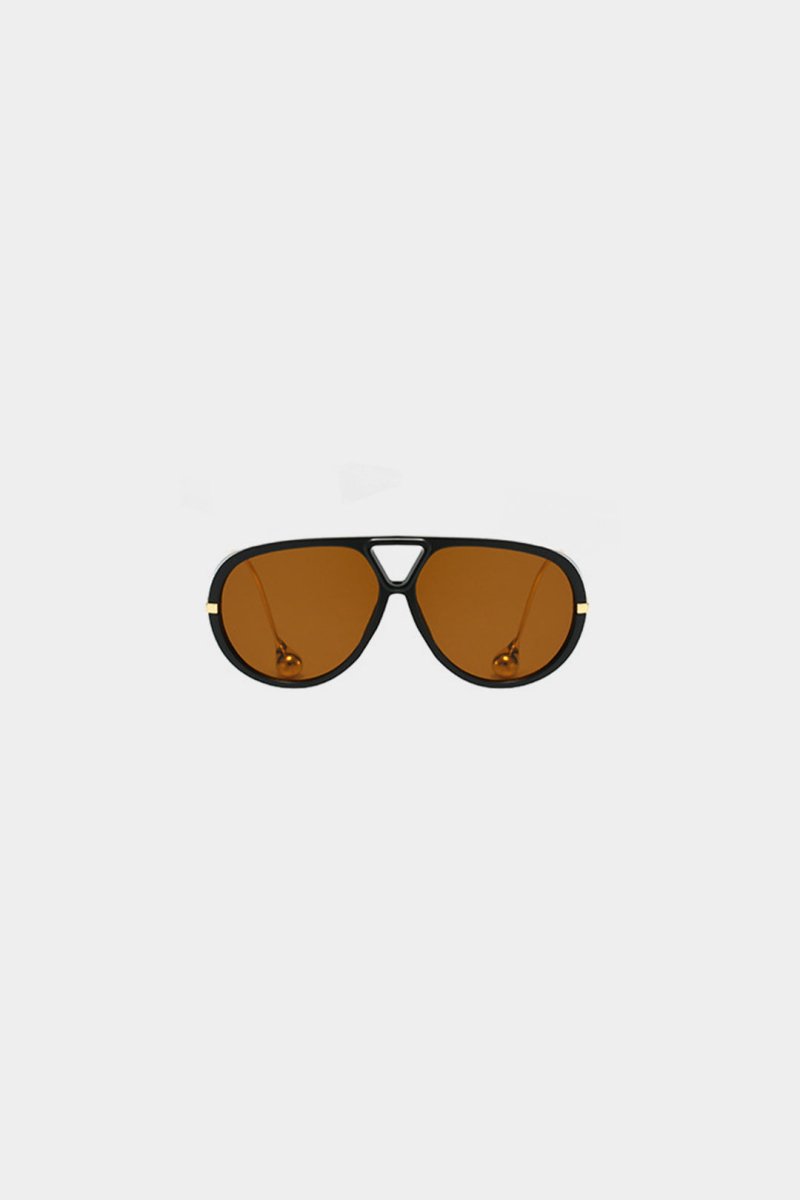 Metal Frame Sunglasses - MISMIMCAFU2507040164-CHOCOLATE-F