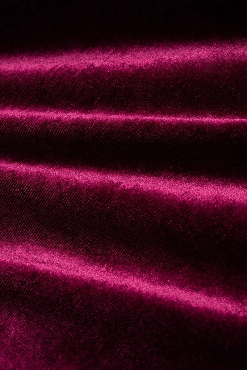 Metallic Button Zipper Shoulder Pads Long - Sleeve Top And Skirt Set - MISMIMCWSB2510130262-BURGUNDY-XS