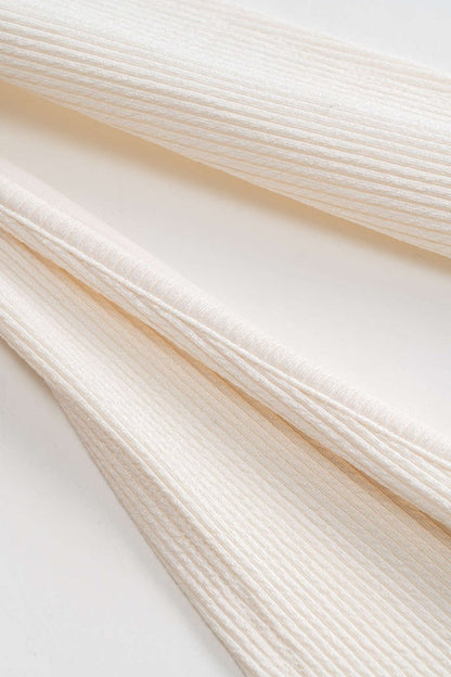 Metallic Ruched Backless Tank Top - MISMIMCWTU2501020075-BEIGE-XS