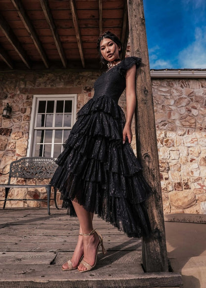 Mia Dress Black - MISMIJK23050-W-BLK-1