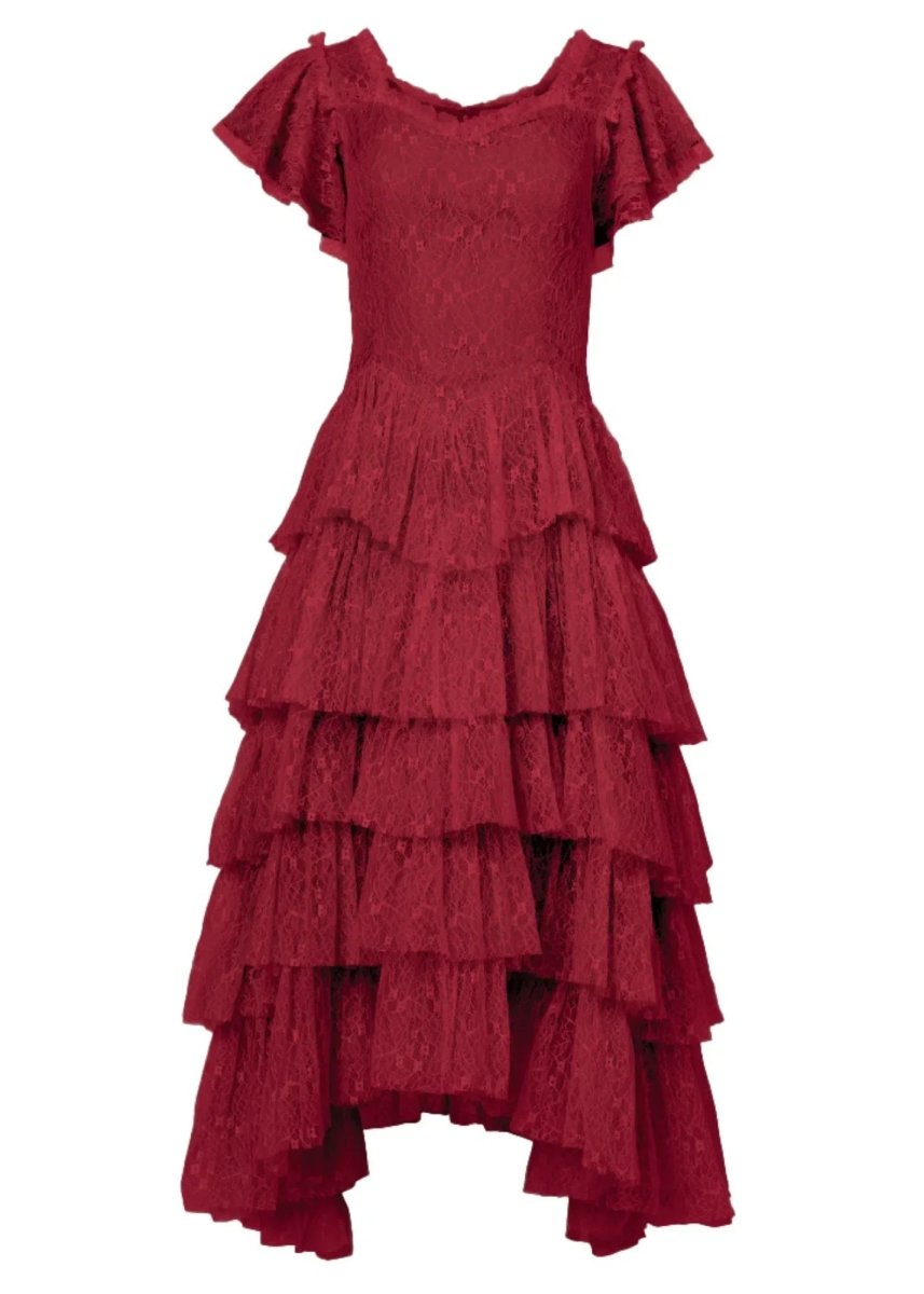 Mia Dress Burgundy - MISMIJK23050-W-BUR-XXS