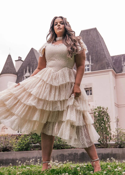 Mia Dress Champagne - MISMIJK23050-W-CHM-1