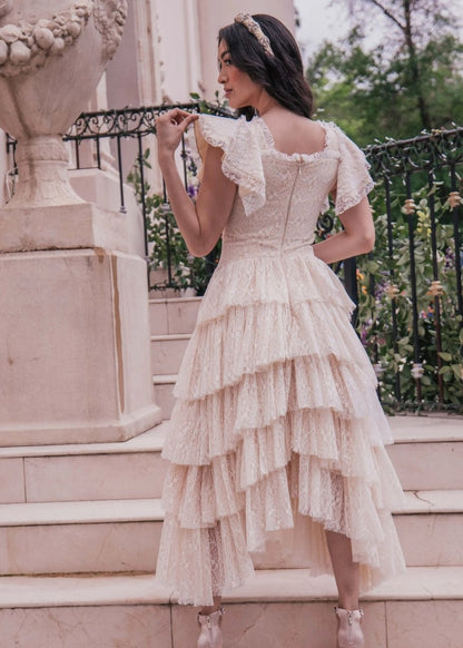 Mia Dress Champagne - MISMIJK23050-W-CHM-1