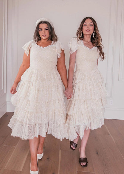 Mia Dress Champagne - MISMIJK23050-W-CHM-1