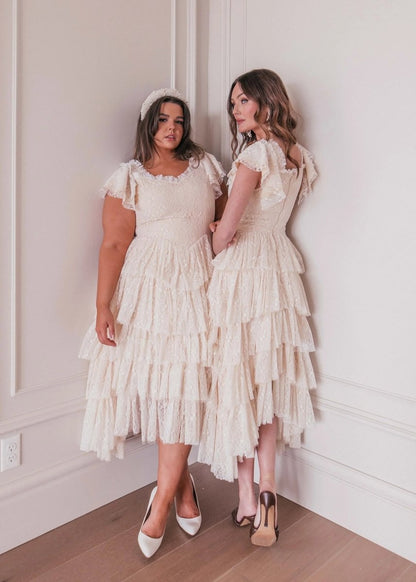 Mia Dress Champagne - MISMIJK23050-W-CHM-1