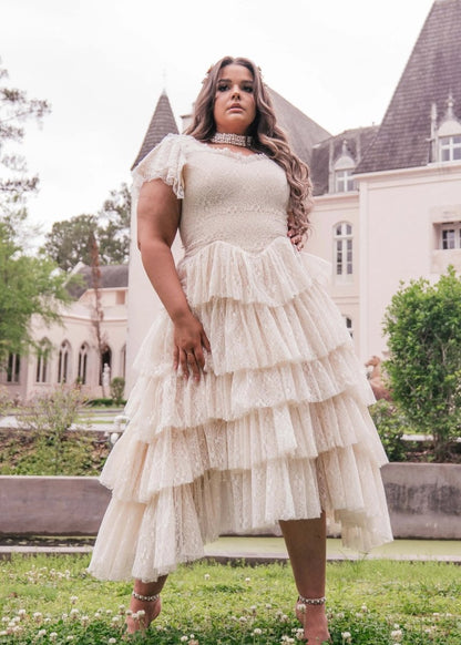 Mia Dress Champagne - MISMIJK23050-W-CHM-1