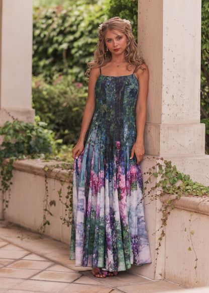 Monet Dress - MISMIJK24199-W-GRN-XXS