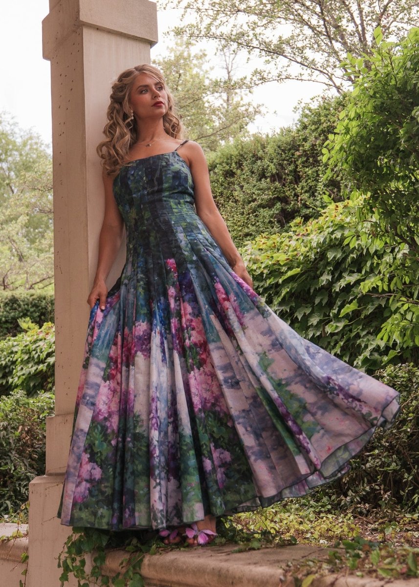 Monet Dress - MISMIJK24199-W-GRN-XXS