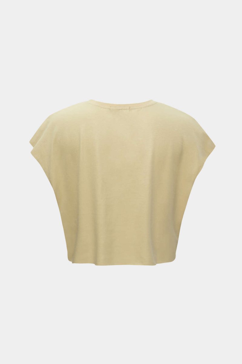 Motorbike Graphic Print Sleeveless T-Shirt - MISMIMCWTS2301050019-KHAKI-XS