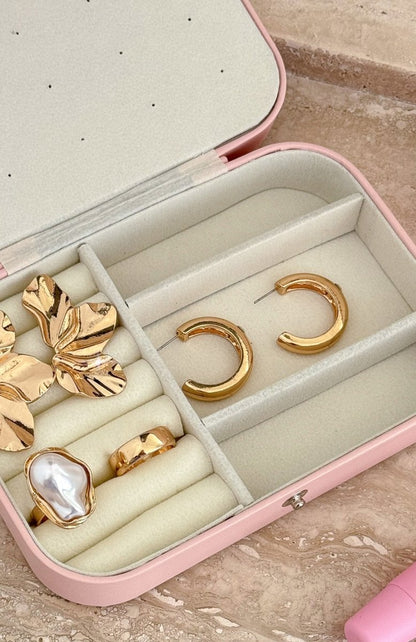 Nylah Jewellery Case Baby Pink - MISMIEXKMA131-1-O/S