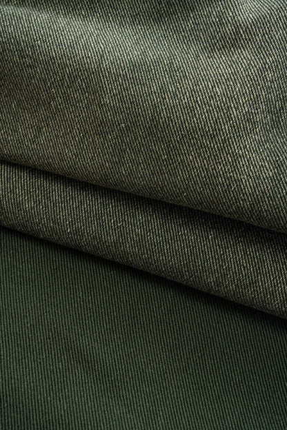 Ombre Multi Pocket Wide Leg Cargo Jeans - MISMIMCWNJ2309110048-GREEN-XS