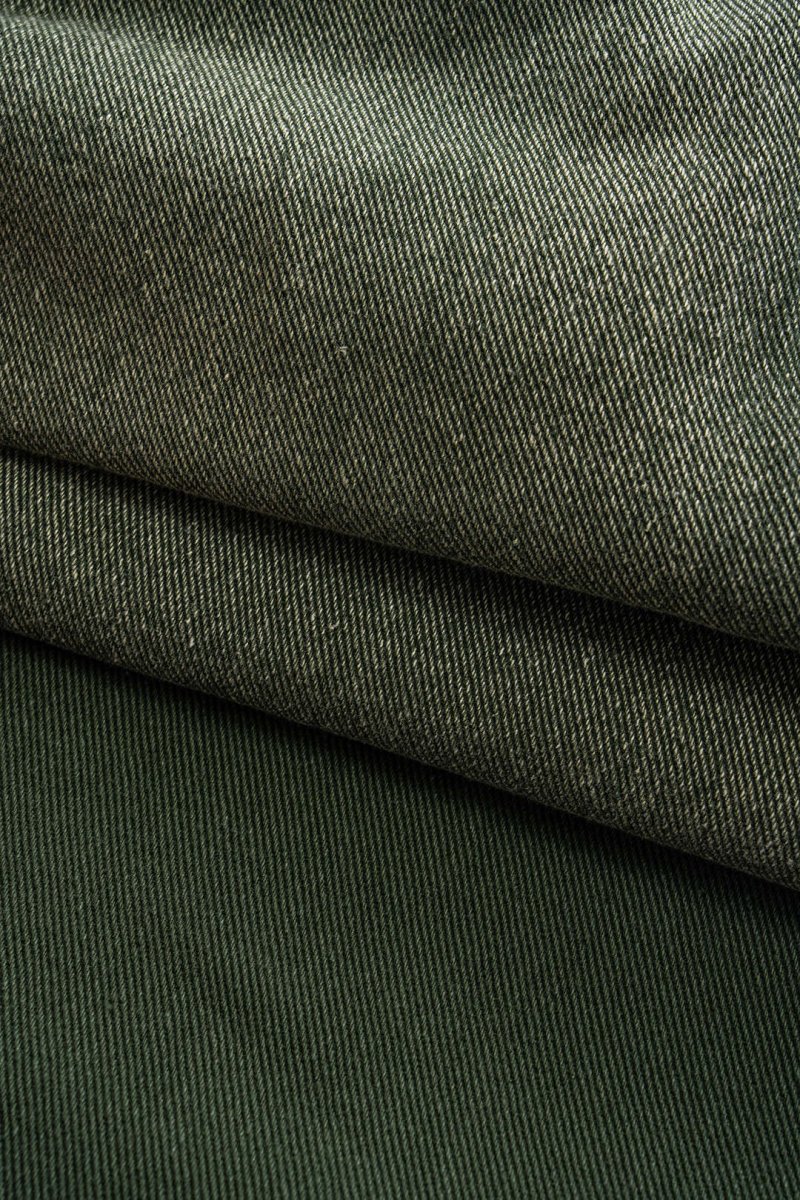 Ombre Multi Pocket Wide Leg Cargo Jeans - MISMIMCWNJ2309110048-GREEN-XS