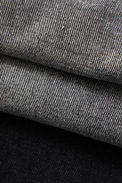 Ombre Multi Pocket Wide Leg Cargo Jeans - MISMIMCWNJ2309110048-GRAY-XS