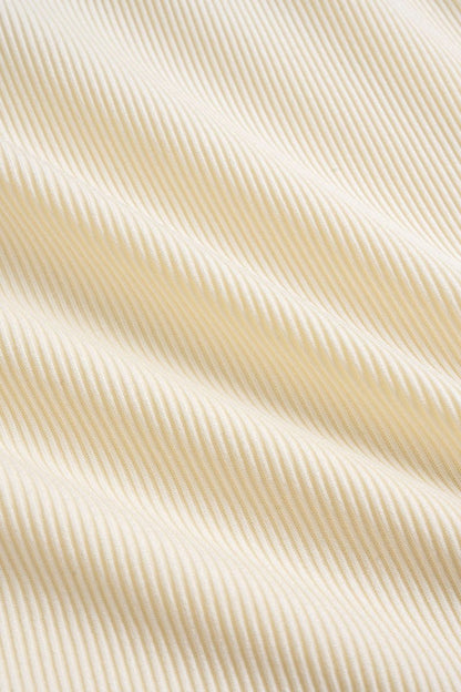 Patchwork Metallic Button Tank Top And Pocket Skirt Set - MISMIMCWSB2504290089-BEIGE-XS