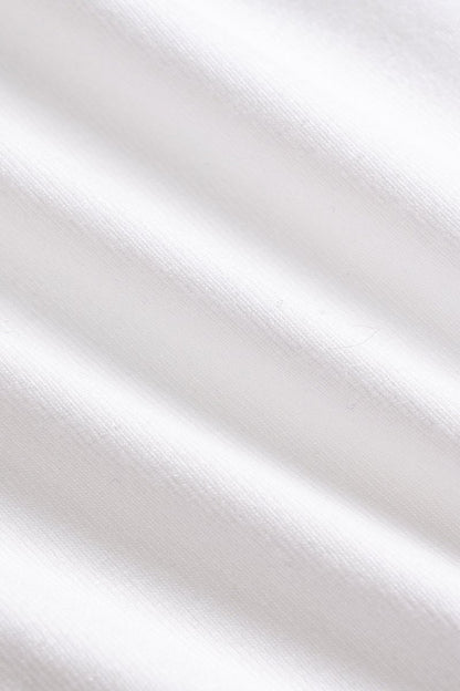 Patchwork Sleeveless Bodysuit - MISMIMCWTO2504180021-WHITE-XS